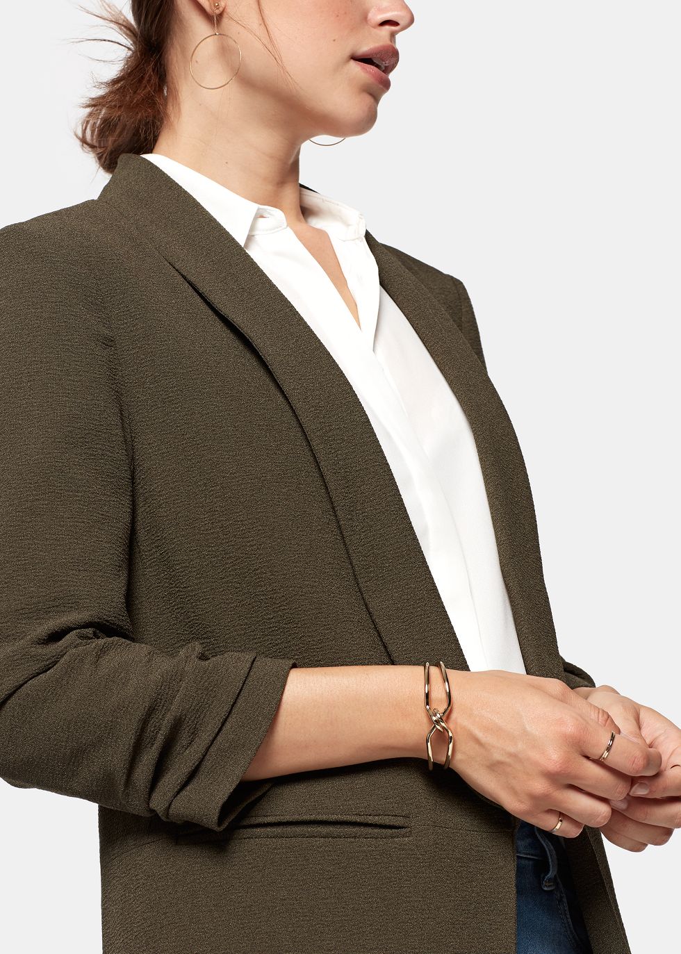 Shawl Collar Blazer Costes Fashion