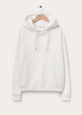 basic witte hoodie