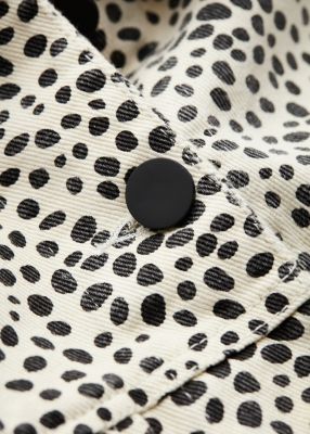 spotted trucker jacket