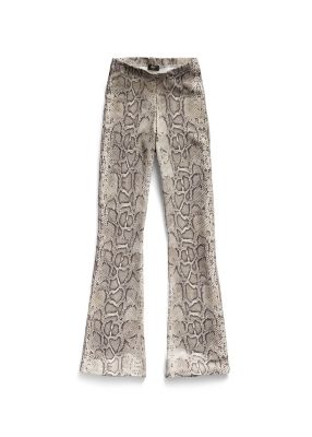 flared pants slangenprint